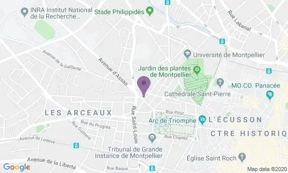 Localisation Mtre Fabre Camille