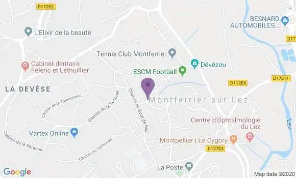 Localisation Mtre Fourcade Bonnafous Joëlle