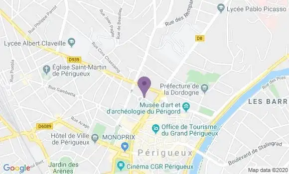 Localisation Mtre Pipat De Menditte Danielle