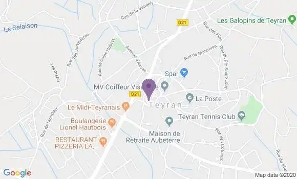 Localisation Mtre Gonzalez Fabien