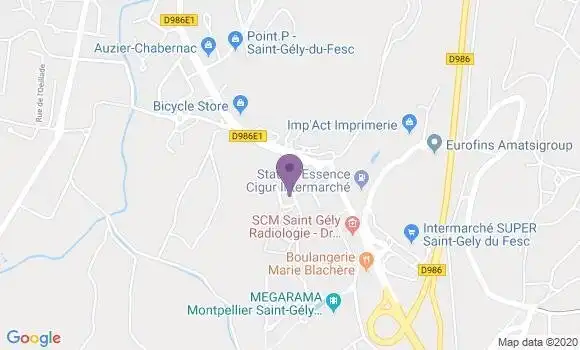 Localisation Mtre Gourinchas Fabienne