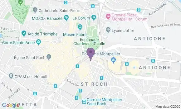 Localisation Mtre Grillon Philippe