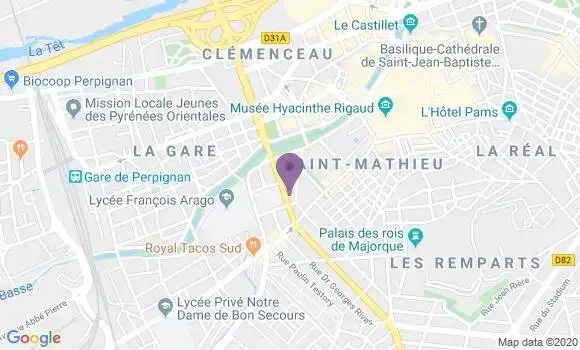 Localisation Mtre Castany Astor Fabienne