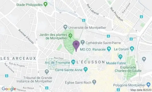 Localisation Mtre Lafon Marc Théophile