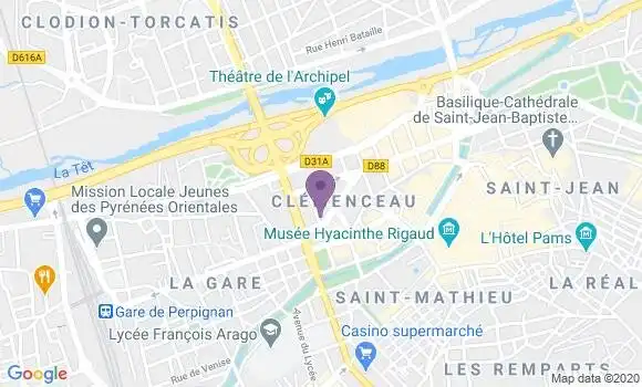 Localisation Mtre Castillan Anaïs