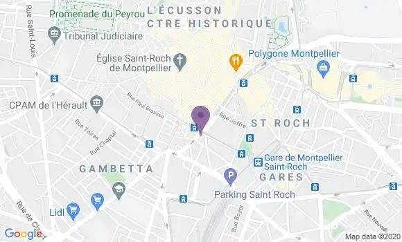 Localisation Mtre Laurent Arnaud