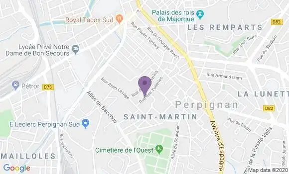 Localisation Mtre Dehaes Séverine