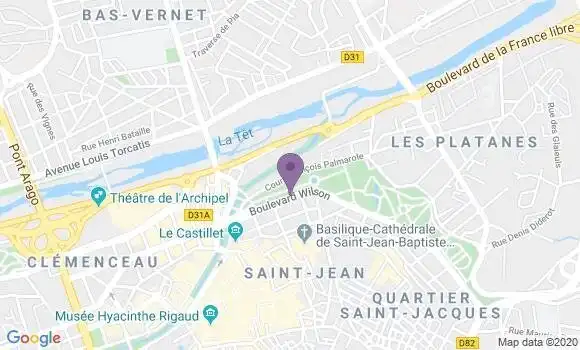 Localisation Mtre Malavialle Jacques