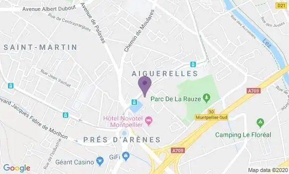 Localisation Mtre Miralves Sophie