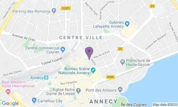 Localisation Mtre Jorand Yves