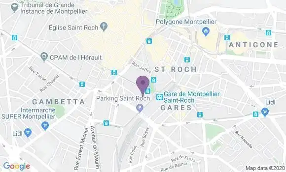 Localisation Mtre Olives Ingrid