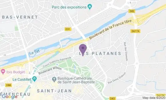 Localisation Mtre Vigo Emeric