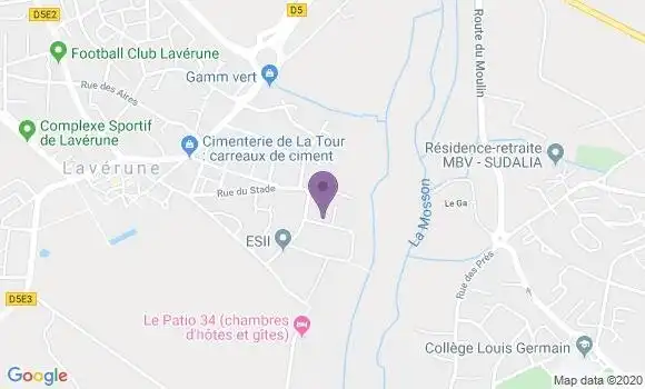 Localisation Mtre Roucou Brigitte