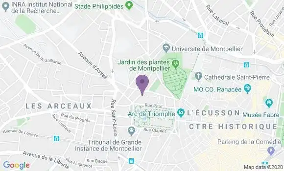 Localisation Mtre Serre Chantal