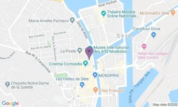 Localisation Mtre Siad Frediani Francine