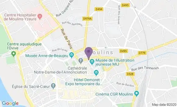 Localisation Mtre Deschamps Jean Louis