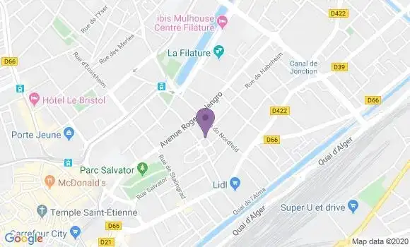 Localisation Mtre Carmes Anne