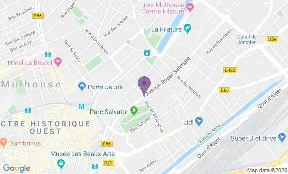Localisation Mtre Caucal Jean