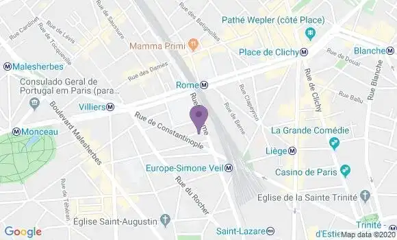 Localisation Mtre David Eric