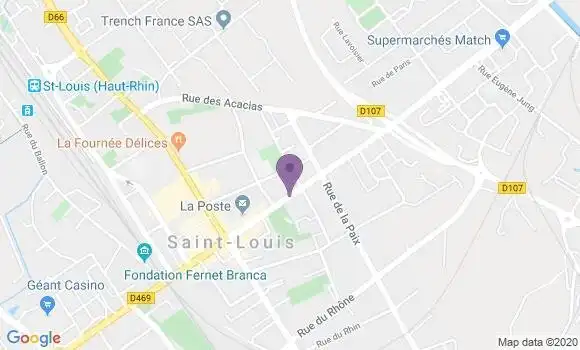 Localisation Mtre Hammerer Michel