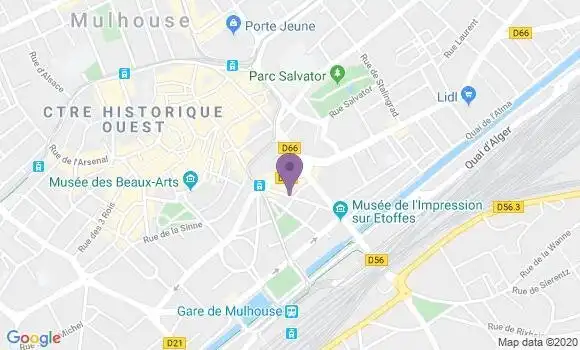 Localisation Mtre Loew Jean