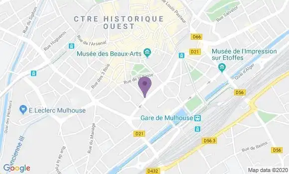 Localisation Mtre Thielen Muriel