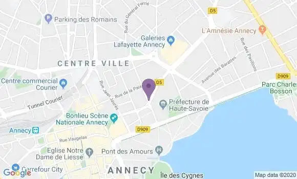 Localisation Mtre Ottone Delphine