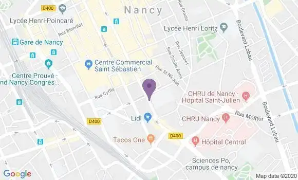 Localisation Mtre Archen Aurélie
