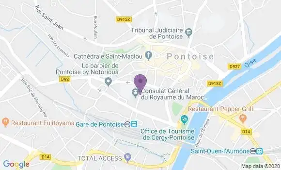 Localisation Mtre Abadie Gaudin Frédérique