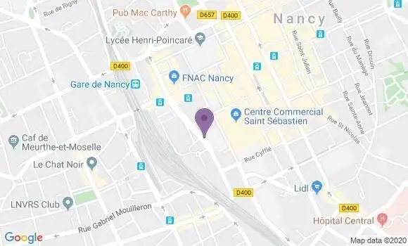 Localisation Mtre Canonica Carole