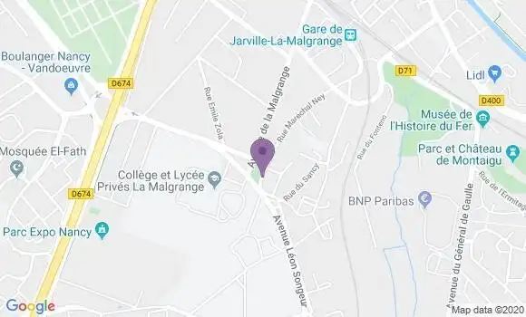 Localisation Mtre Cunat Caroline