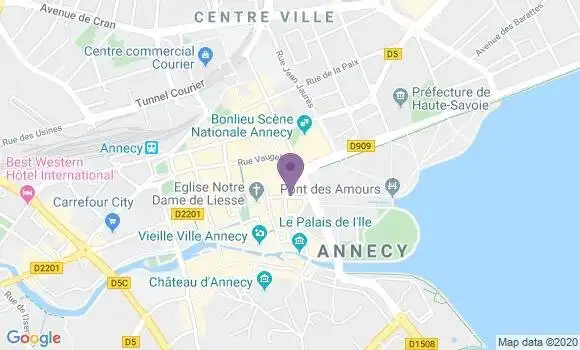 Localisation Mtre Pungier Anne