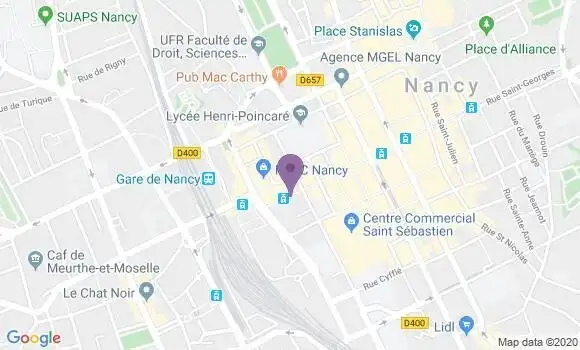 Localisation Mtre Fort Sarah