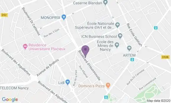 Localisation Mtre Friot Caroline