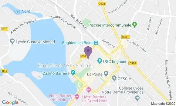 Localisation Mtre Blondel Elisabeth