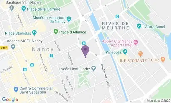 Localisation Mtre Glock Liliane