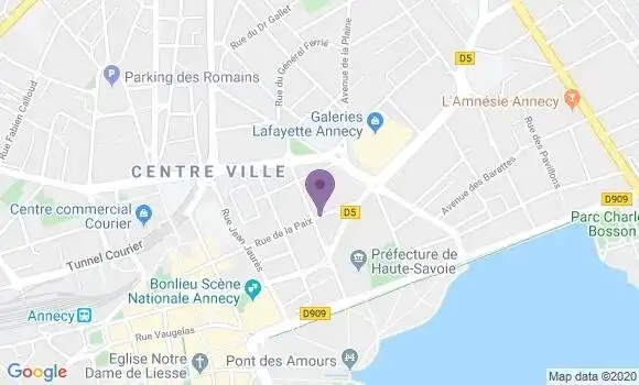 Localisation Mtre Reymond Daniel