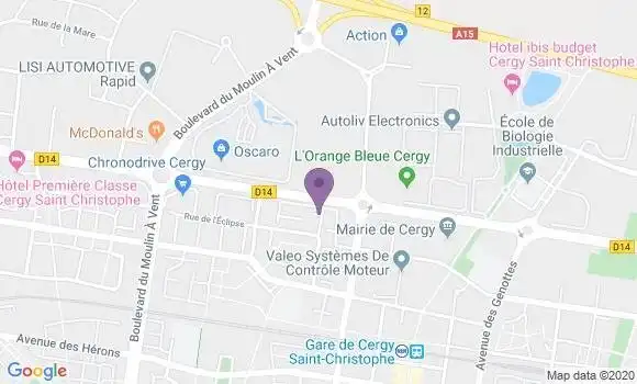 Localisation Mtre Cahn Benjamin