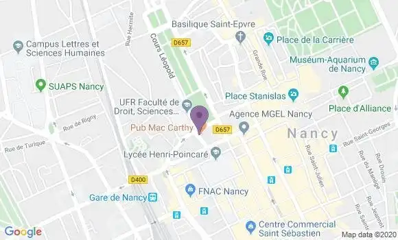 Localisation Mtre Koehl François Xavier