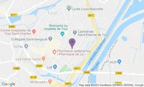 Localisation Mtre Lipp Thierry