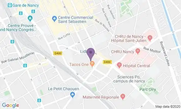 Localisation Mtre Pasi Henri