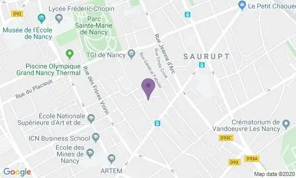 Localisation Mtre Thibaut Bernard