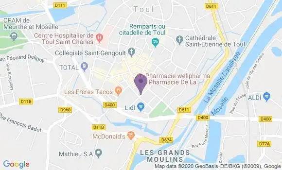 Localisation Mtre Vaissier Catarame Aline
