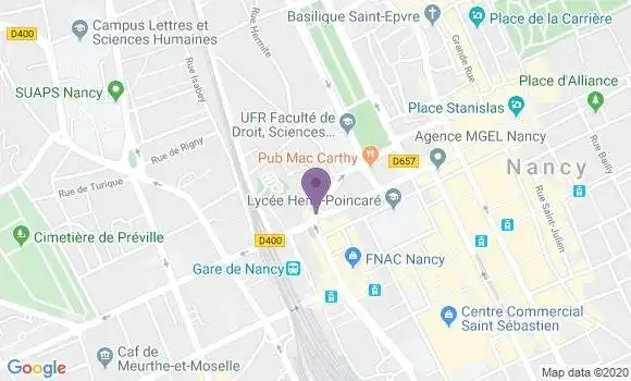 Localisation Mtre Verra Frédéric