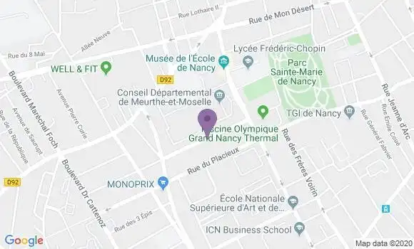 Localisation Mtre Villemin Fabienne