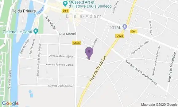 Localisation Mtre Lahmer Marc