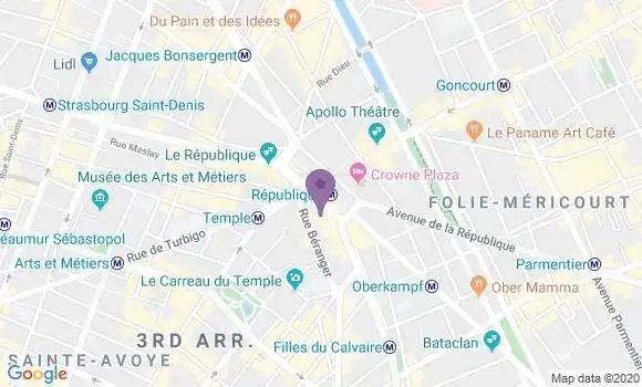 Localisation Mtre De Badereau de Saint Martin Blandine