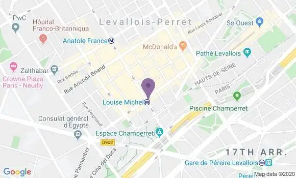 Localisation Mtre Benichou Jacqueline