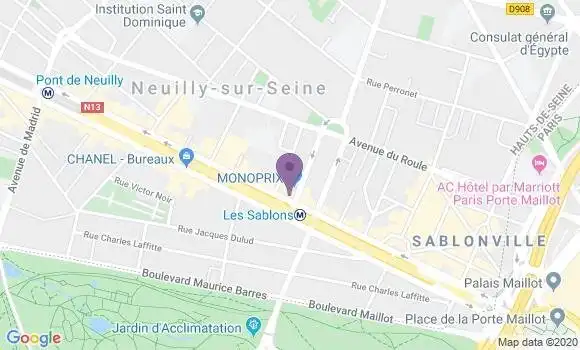 Localisation Mtre Bensaid Florence