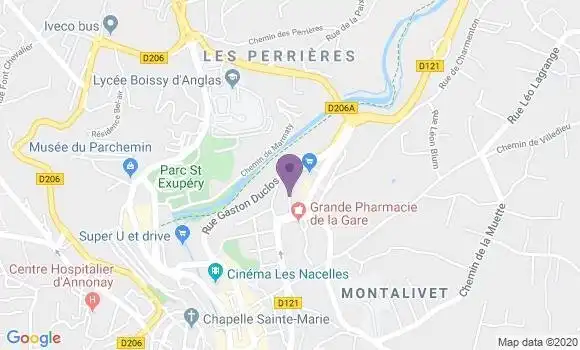 Localisation Mtre Bouthier Perrier Margaret